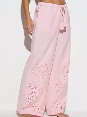 Spiritual Gangster Talia Wide Leg Linen Pant XS NWT